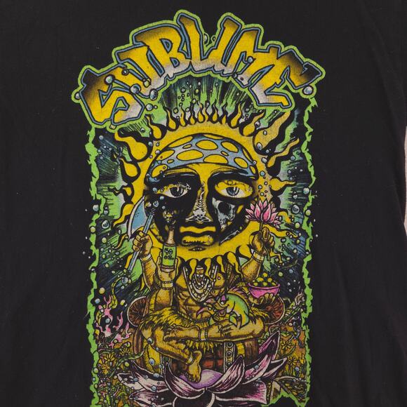 Sublime Band Short Sleeve Crew Neck Graphic T Shirt Mens Size Medium M Black - Picture 4 of 9